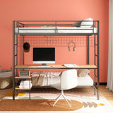 Pollux Full/ Twin Bunkbed w. Work Station