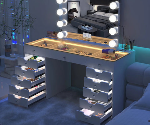 Eva LED Vanity Desk