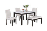 Bellamy Marble 5-Piece Dining Set