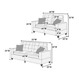 Camden Tufted Sofa Set