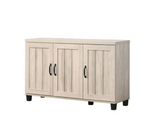 Galleria Dusty Oak Finish 3-Door Shoe Cabinet