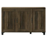 Galleria Dusty Oak Finish 3-Door Shoe Cabinet