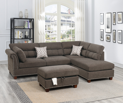 Lenae 3pc Sectional Set