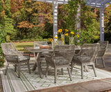 WaveFront 7pc Outdoor Dining Set