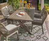 WaveFront 7pc Outdoor Dining Set