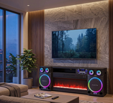 Jazz Smart Fireplace TV Stand & Sound Station