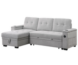 Ashlyn Convertible Sleeper Sectional