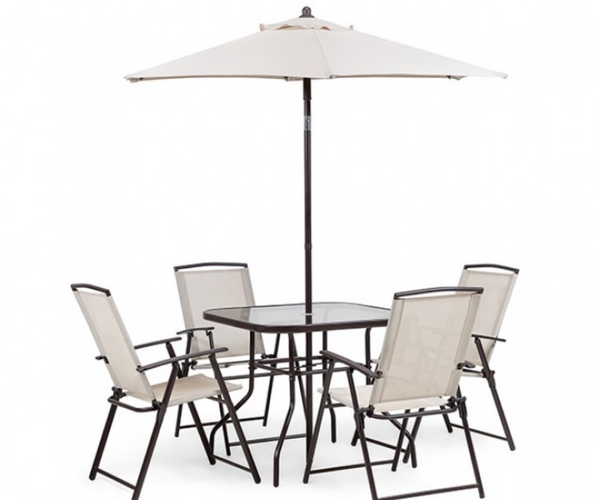 Fallon Outdoor 6pc Dining Set