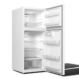 17.6 cuft. Top Freezer Refrigerator, Ice Maker Ready - White