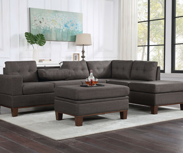 Helo 2pc Sectional & Ottoman