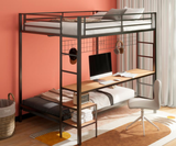 Pollux Full/ Twin Bunkbed w. Work Station