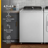 4.7–4.8 Cu. Ft. Top Load Washer with 2 in 1 Removable Agitator